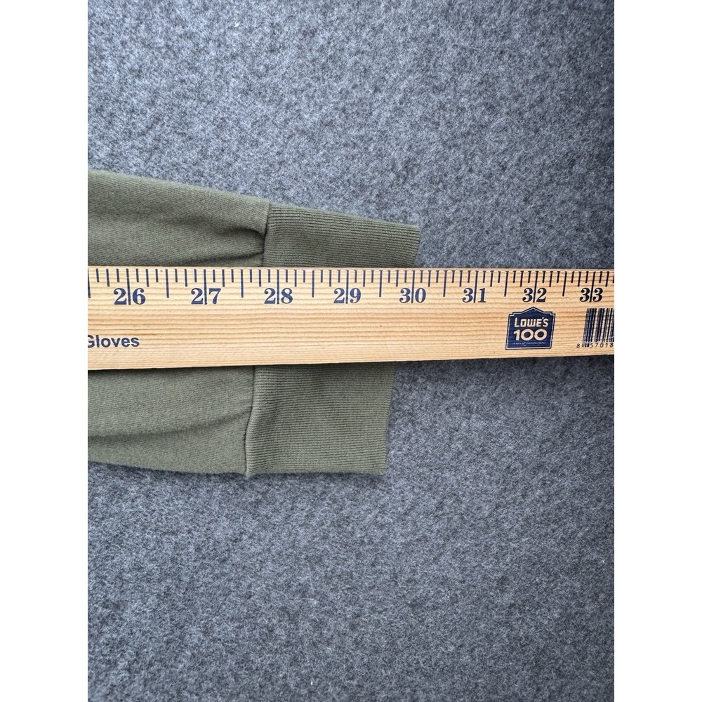 Polo Ralph Lauren T Shirt Mens Size Large Military Green Long Sleeve Crewneck - Picture 14 of 16